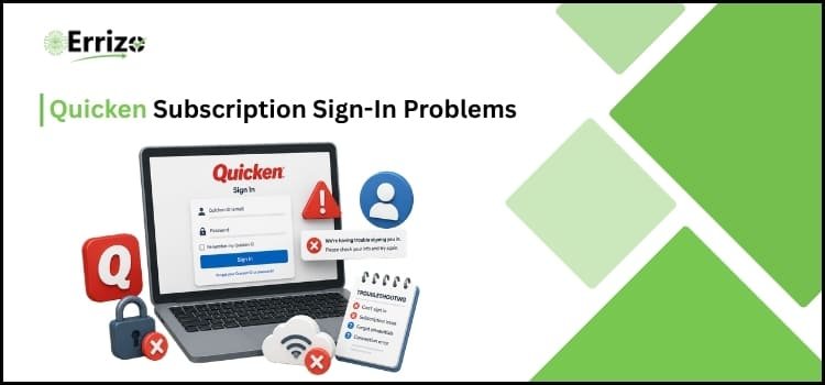 Quicken Subscription Sign-In Problems